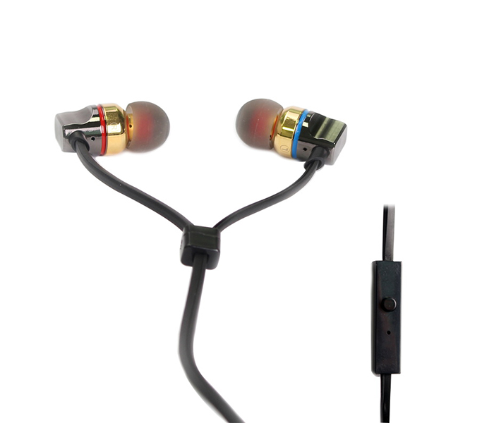 Trands TR-HS6252 Stereo In Ear Metal Earphone with Mic - Zoom Image 2