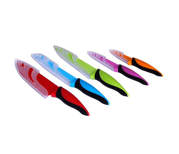 Taqdeer KN-9303 Non Stick Kitchen Knives Set - 5 Pieces - Zoom Image 2