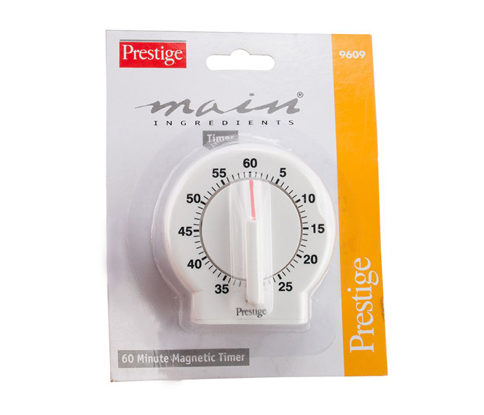 Prestige PR9609 Magnetic Mechanical Timer, White - Zoom Image 2