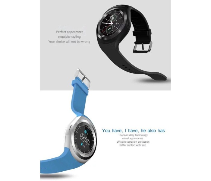 Sporty Bluetooth Smart Watch Phone with Memory Card and Sim Card Slot Y1 Multicolor - Zoom Image 3