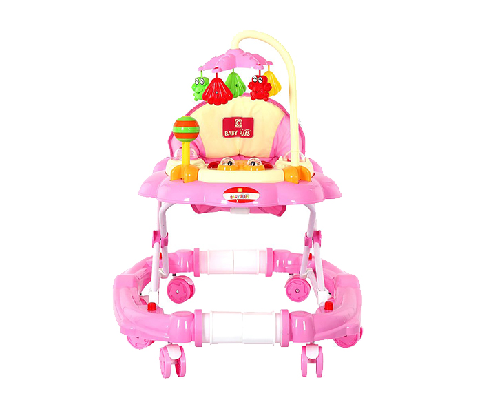 Baby Plus BP6003W Baby Walker with Music - Pink - Zoom Image 3