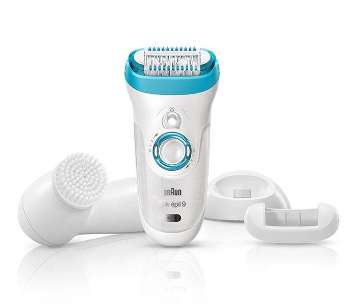 Braun SE 9549 Silkepil Wet & Dry Cordless Epilator - White & Blue - Zoom Image 3