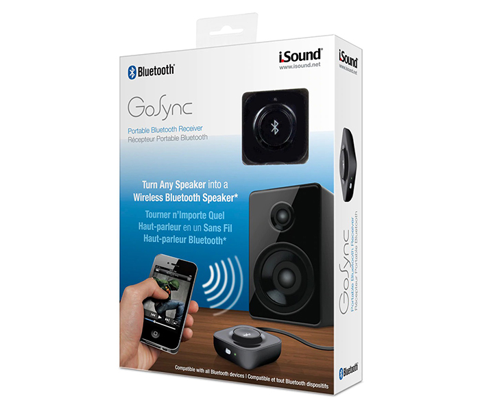 I Sound 5212 Go Sync Portable Bluetooth Reciever - White - Zoom Image 2