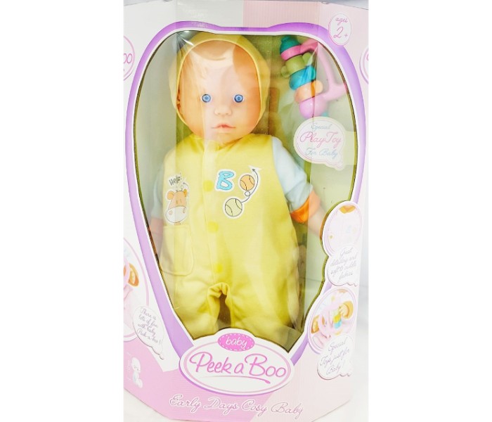 Sum Sum 15339 Early Days Cosy Play Baby 40 cm Yellow - Zoom Image