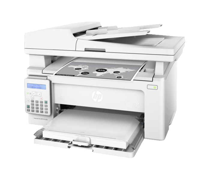 HP M130fn LaserJet Multifunction Color Printer - White - Zoom Image 1