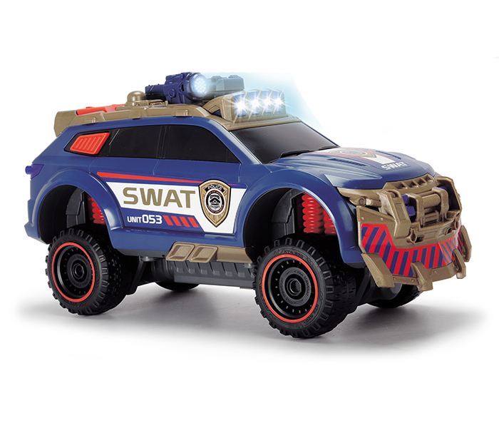 Dickie 203308380 33CM Action Series City Protector Swat Emergency Vehicle with Free Wheel - Blue - Zoom Image 1