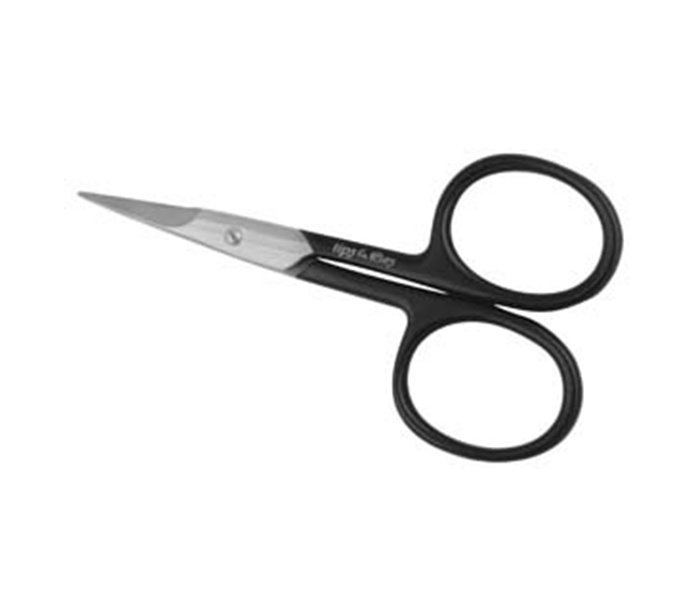 Tips & Toes TT-208Blk Stainless Steel Nail and Cuticle Curved Scissors - Black - Zoom Image 2