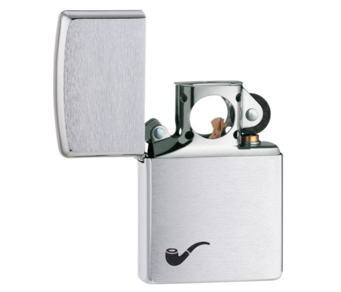 Zippo 200PL Pipe Lighter Silver - Zoom Image 1