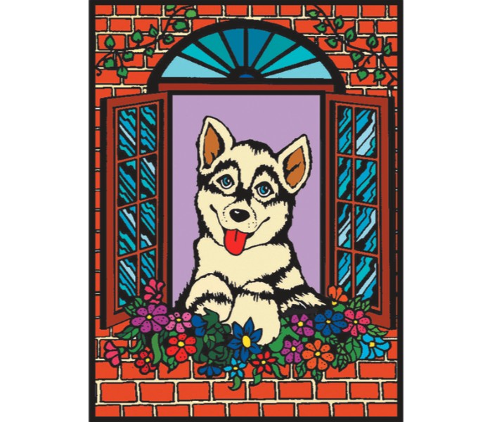 Color Velvet M58 Husky Window Design Coloring System Multi Color - Zoom Image