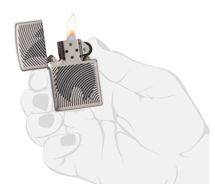 Zippo 29429 200 Illusion Flame Lighter Silver - Zoom Image 2