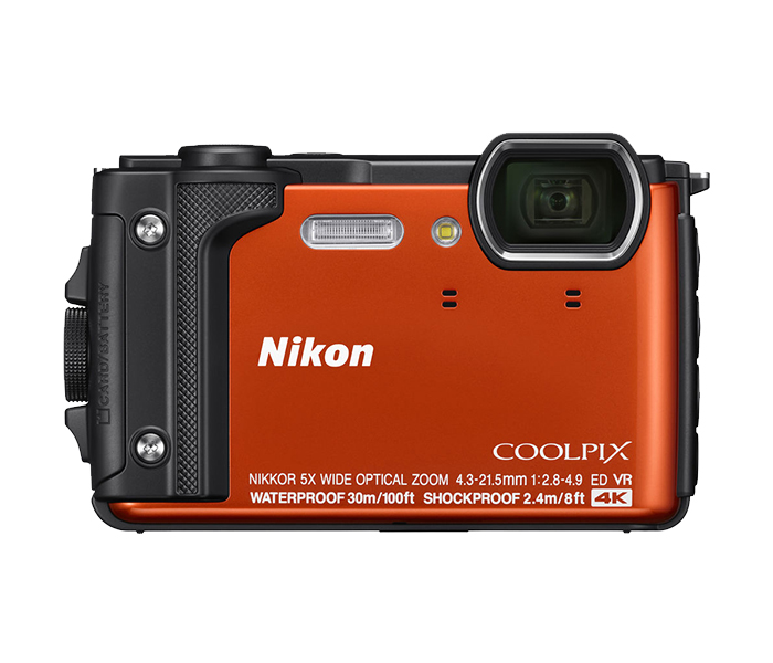 Nikon W300 Coolpix 16MP Waterproof Digital Camera - Orange - Zoom Image 5