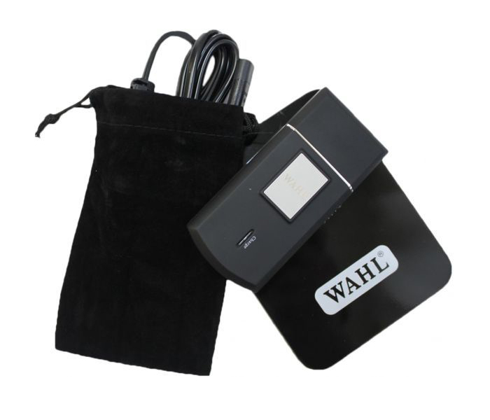 Wahl 3615-1027 Cordless & Rechargeable Mobile Travel Shaver - Black & Silver - Zoom Image 1