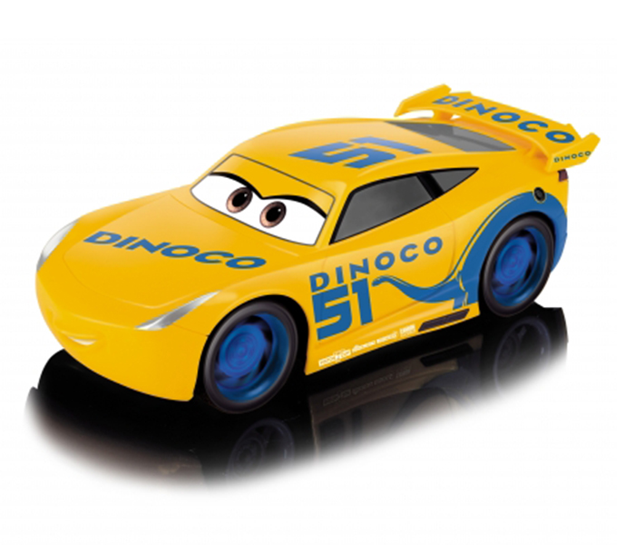 Dickie 203084004 17CM RC Cars 3 Turbo Racer Cruz Ramirez - Yellow - Zoom Image 1