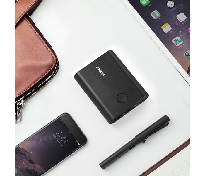 Anker A1315 Powercore Plus 13400 mAh Power Bank Black - Zoom Image 1