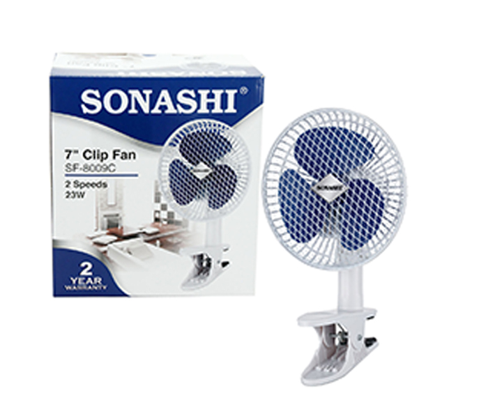 Sonashi SF-8009-C 7-inch Clip Fan - Blue - Zoom Image 4