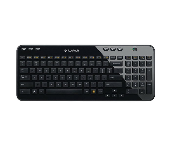 Logitech 920-003078 K360 K120 USB Wired Keyboard - Arabic, Black - Zoom Image 1