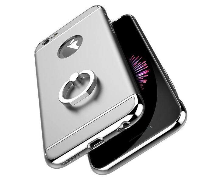 Case with Ring Holder for Apple iPhone 7 & 8 Grey - Zoom Image 2