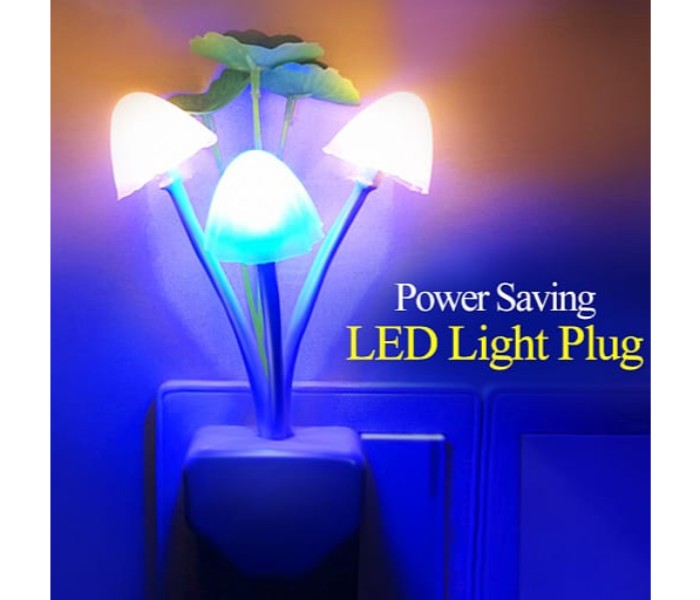 Colorful Mushroom Design Power Saving US-EU Night LED Light Plug LLP87 Assorted - Zoom Image 4