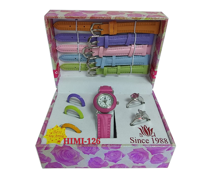 Himi 126 Color Changeable Strap & Dial Quartz Watch for Women - Zoom Image