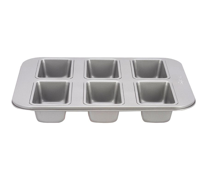 Prestige PR51304 6 Cup Bakeware Non Stick Mini Loaf Pan, Grey - Zoom Image 2