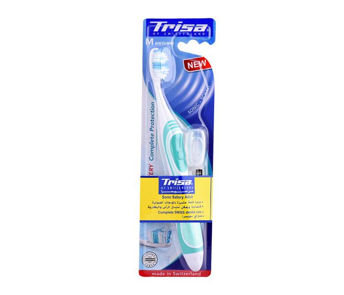 Trisa Sonic Power Battery Complete Protection Medium Toothbrush - Zoom Image