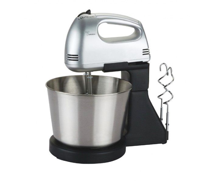 Cyber CYHM-3343 Hand Mixer With Bowl Black and Silver - Zoom Image 2