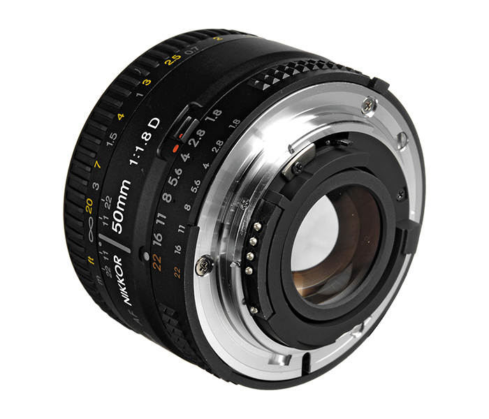 Nikon AF Nikkor 50mm f/1.8D Lens - Black - Zoom Image 2