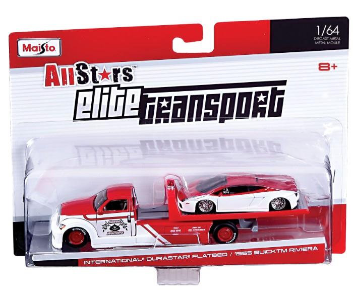 Maisto Tech 15055 1:64 As Elite Transport White and Red - Zoom Image