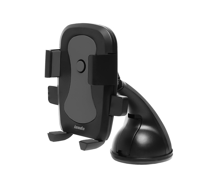 iends IE-HO262 Universal Smart Phone Car Holder - Black - Zoom Image 3