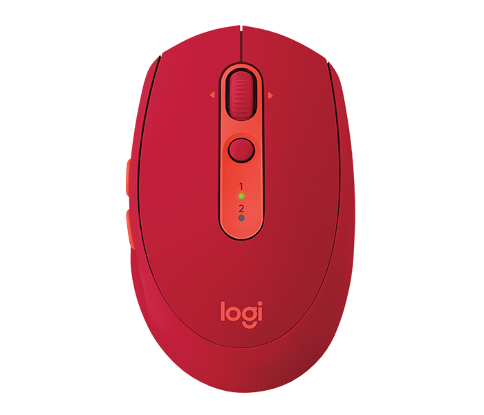 Logitech 910-005199 M590 Multi-Device Silent Wireless Bluetooth Mouse - Ruby - Zoom Image 4