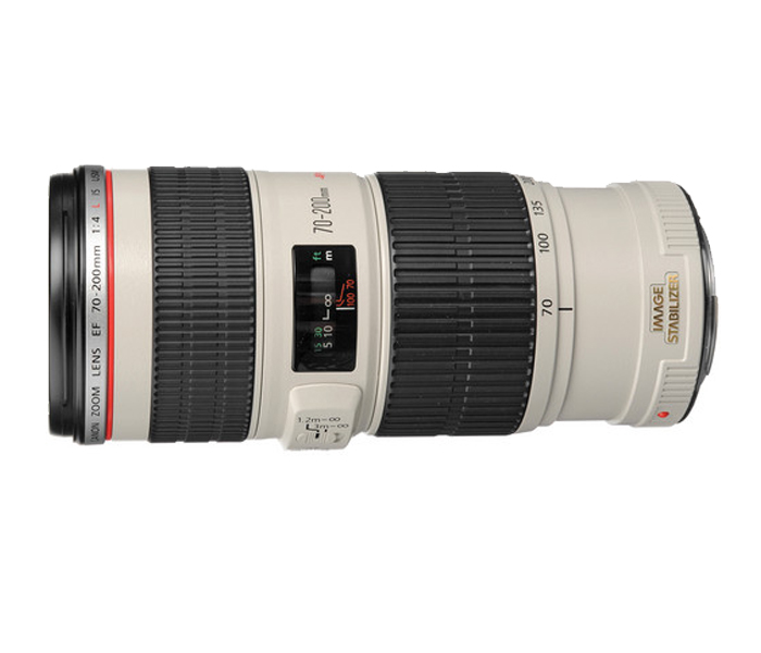 Canon EF 70-200mm f/4L IS USM Lens - Grey & Black - Zoom Image 1