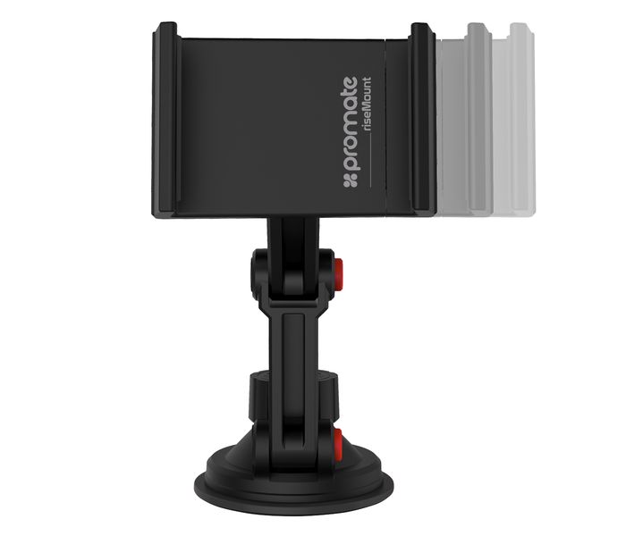 Promate RiseMount Multi-Level Car Mount Holder for Mobile Phone with 360 Degree Rotatable - Black - Zoom Image 4