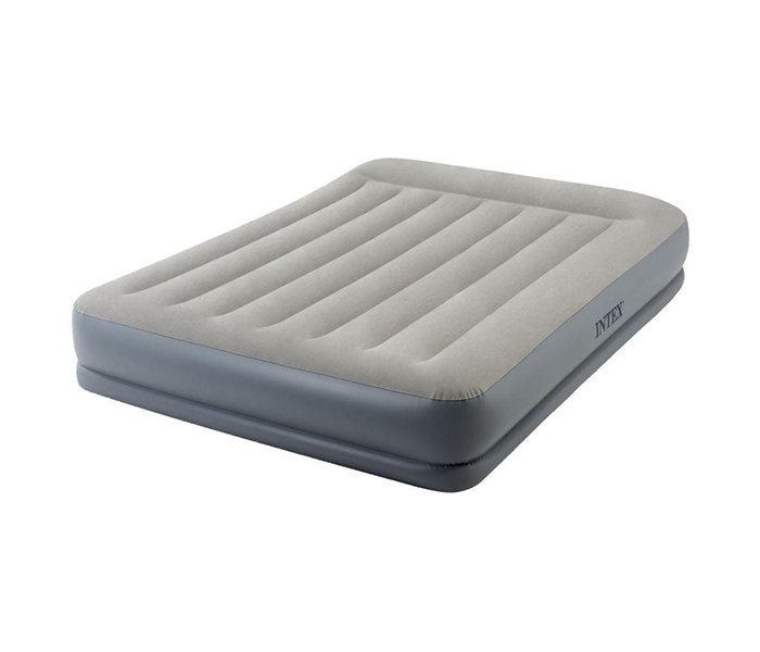 Intex ZX-64118 152 x 203 x 30CM Inflatable Mid-Raise Pillow Rest Queen with Integrated Electric Pump - Zoom Image