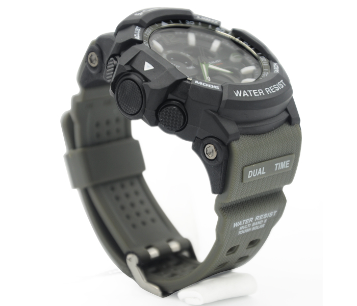 Galaxy GSW-741 Unisex Analog and Digital Sports Watch Green and Black - Zoom Image 1