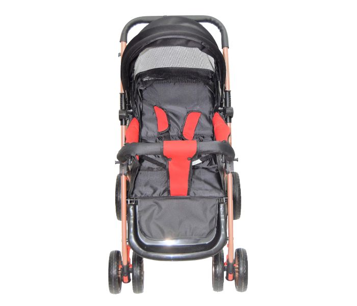 Foldable Baby Stroller AR-137 Black and Red - Zoom Image 1