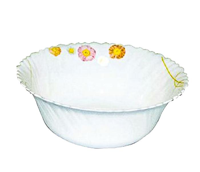 Royalford RF4262 5-inch Opal Ware Spin Soup Bowl - White - Zoom Image