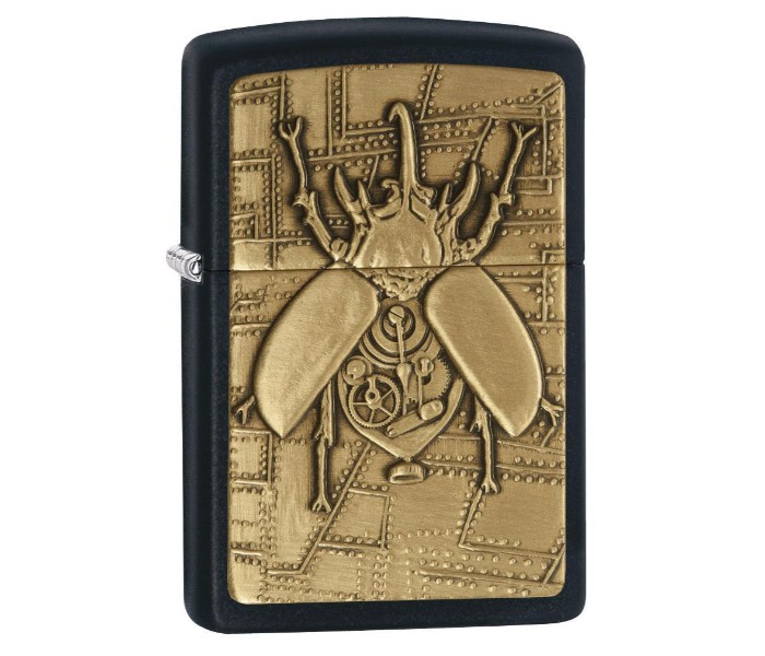 Zippo 29567 Steampunk Beetle Lighter Black and Gold - Zoom Image 4