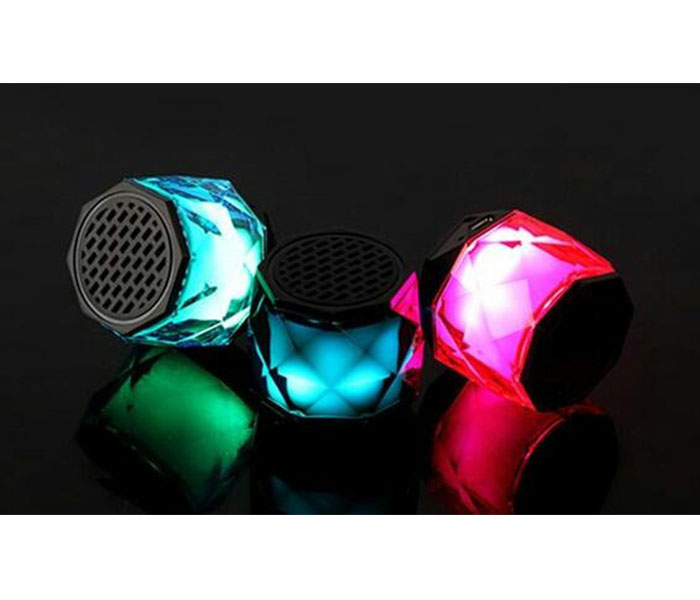 M5 Super Bass Mini Diamond LED Light Changing Bluetooth Speaker - Zoom Image 3