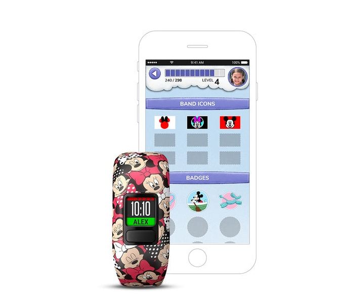 Garmin Activity Tracker Vivofitjr2 Smart Band For Kids - Minnie Mouse - Zoom Image 5