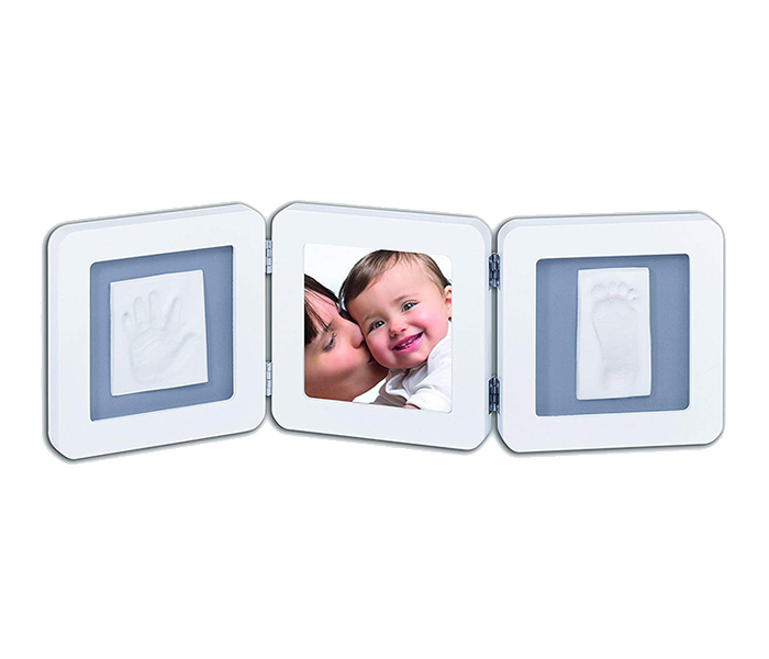 Baby Art 34120052 Double Print Frame - White & Grey - Zoom Image 3