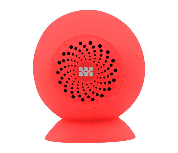 Promate Globo-2 Built-In Mic Portable Wireless Speaker with Suction Cup - Red - Zoom Image 4