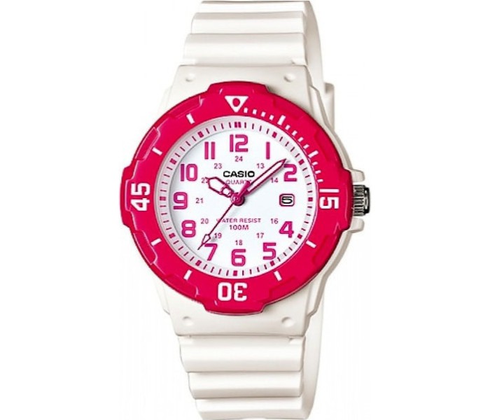 Casio LRW-200H-4BDF Womens Analog Watch White and Pink - Zoom Image 2