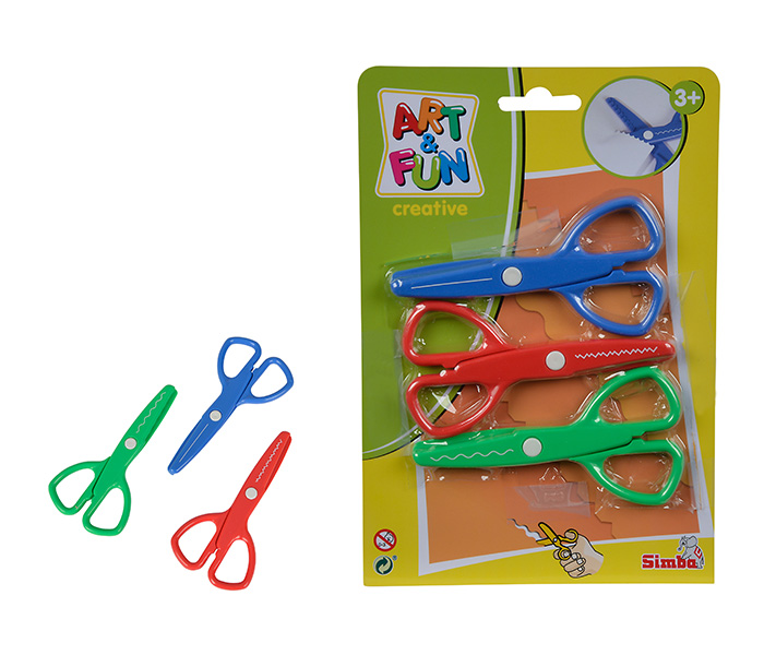 Simba 6309171 Art & Fun 3 Craft Scissors - Zoom Image