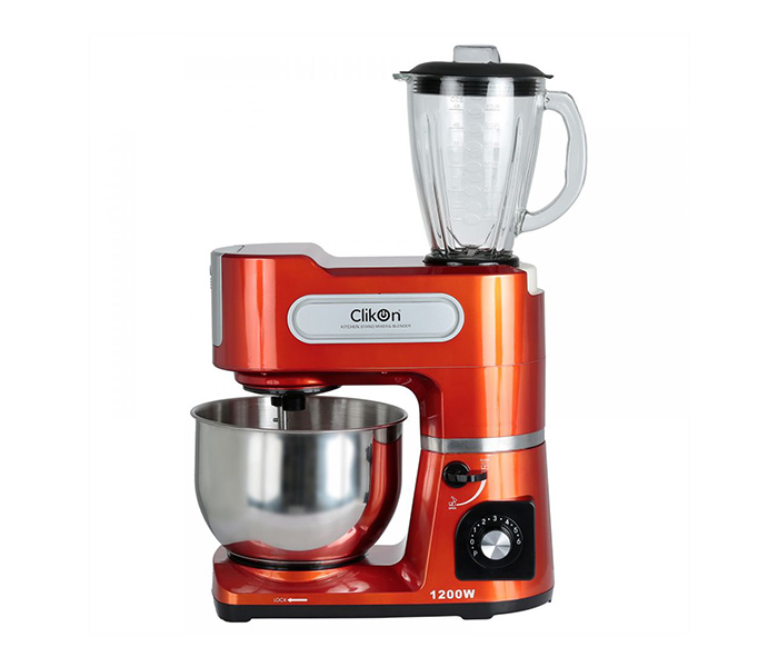 Clikon CK2282 1200W Stand Mixer with Blender - Orange - Zoom Image 1