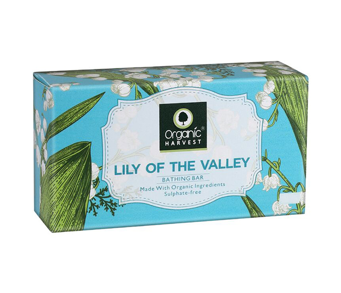 Organic Harvest Lily of the Valley Bathing Bar Soap - 175g - Zoom Image 1