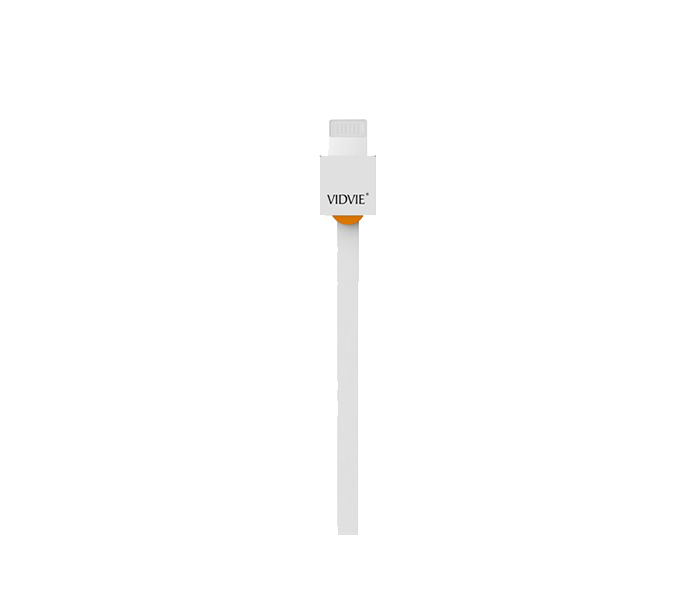 Vidvie CB-403 Data Cable for Apple iPhone - 1 Meter, Orange - Zoom Image 1