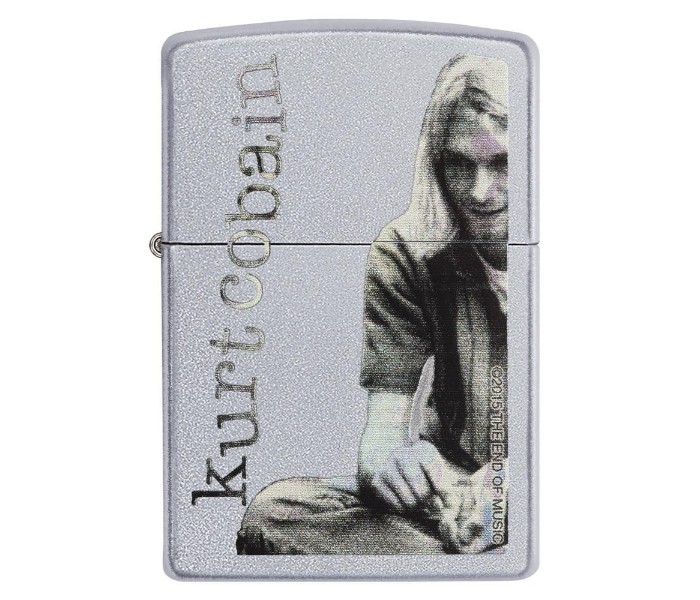 Zippo 29052 Kurt Cobain Lighter Silver - Zoom Image 5