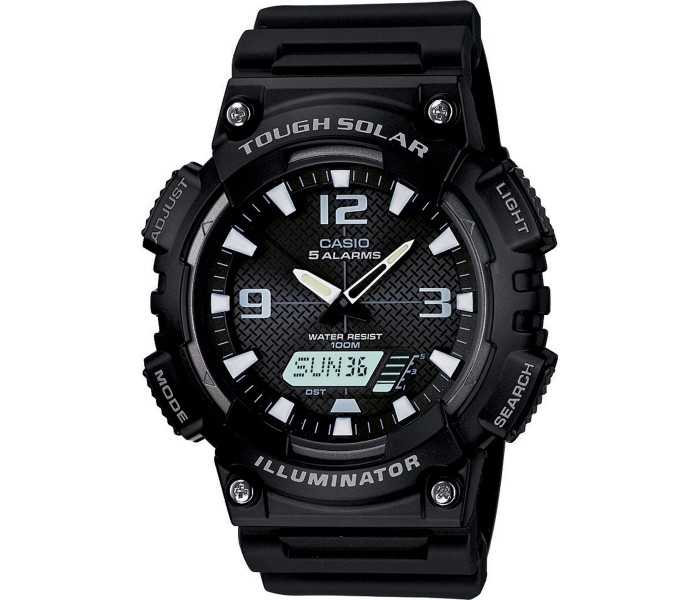 Casio AQ-S810W-1ADF Mens Casual Analog and Digital Watch Black - Zoom Image 5