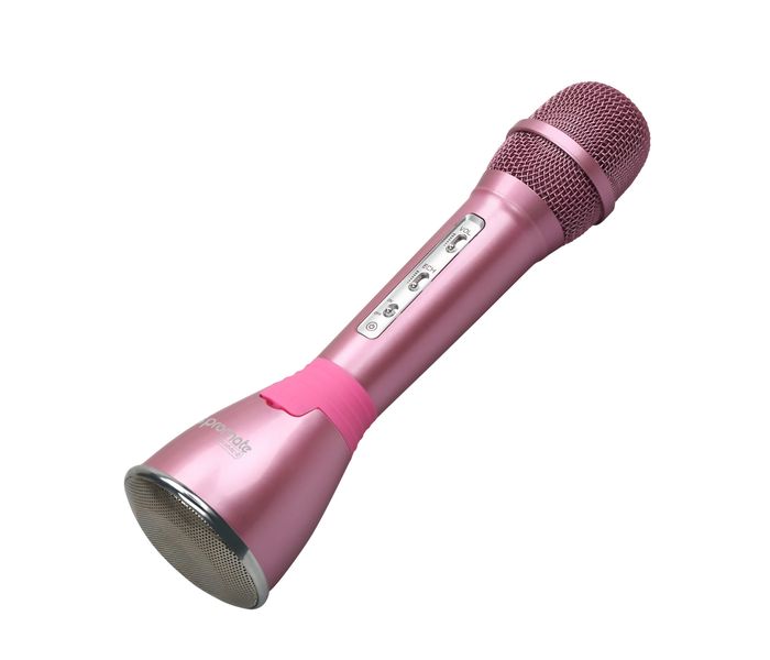 Promate VocaMic-2 Wireless MicroPhone karaoke Machine with Bluetooth Speaker, Pink - Zoom Image 7