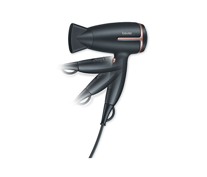 Beurer HC 25 Travel Hair Dryer - Black - Zoom Image 1